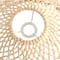 Hello Honey® Modern Boho Floor Lamp with Marble Base & Rattan Shade